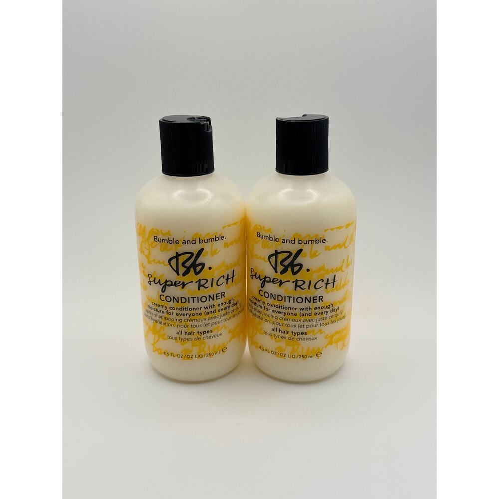 Bumble and bumble bb super rich conditioner, 8.5 ounces new authentic 2 pack